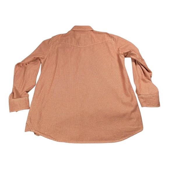 Blue Ranchwear Men's Red and White Plaid Flannel Shirt, XL - Picture 2 of 8